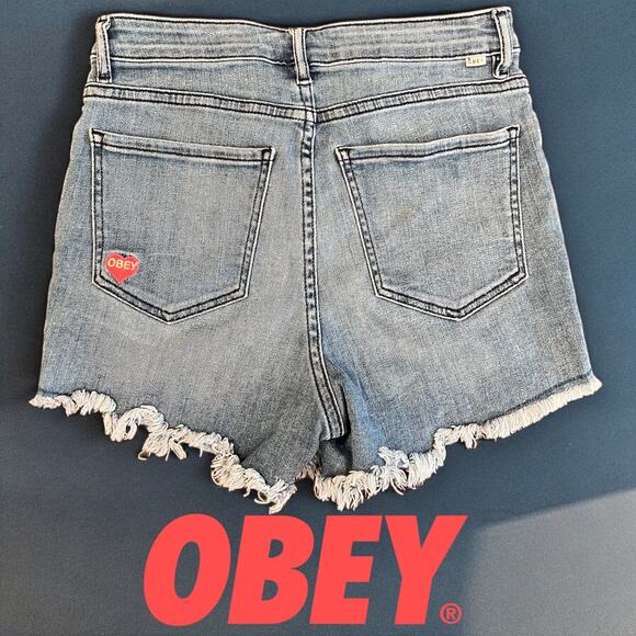 Obey Pants - OBEY Clothing | OBEY WORLDWIDE | High waisted shorts | size 27